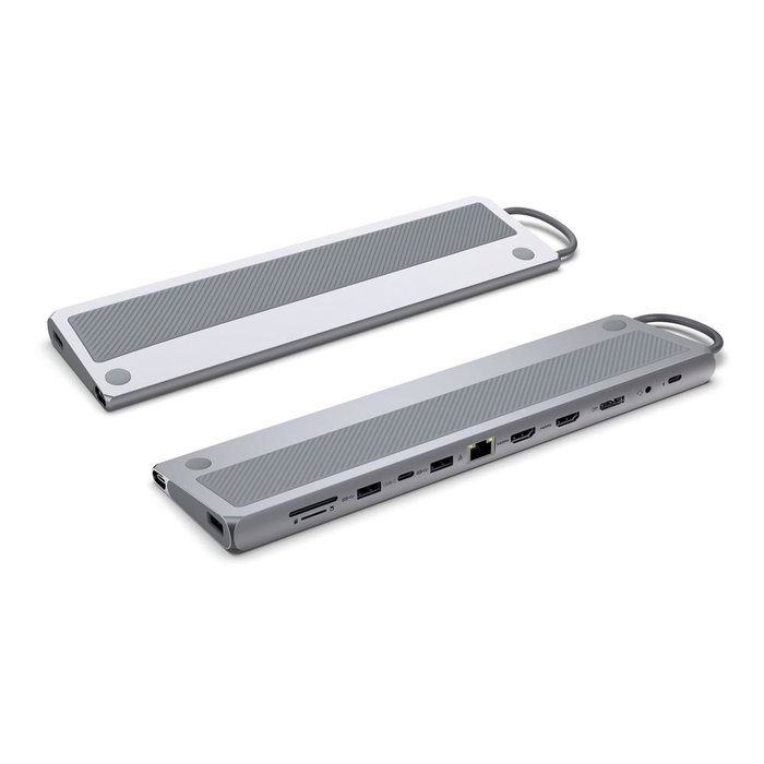 Ewent Docking Station USB-C 12 en 1 EW1150 avec 2x HDMI 4K, DisplayPort, PD 100W, Gigabit Ethernet Ewent Docking Station USB-C 12 en 1 EW1150 avec 2x HDMI 4K, DisplayPort, PD 100W, Gigabit Ethernet