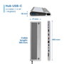 Ewent EW1150 Docking Station USB-C 12 en 1 Gris
