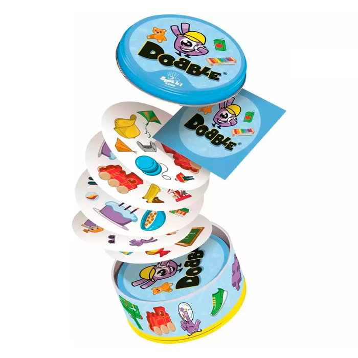 Asmodee Dobble Kids - Jeu de cartes de rapidité pour enfants à partir de 3 ans - Version espagnole