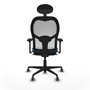 Piqueras y Crespo 3D036G1 Chaise de Bureau Blanc Vert pétrole