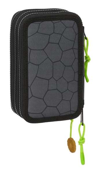 Safta Plumier triple 36 pièces Tortugas Ninja (Tortues Ninja) - Trousse de rangement 3 compartiments 12.5x19.5x5.5 cm pour enfants à partir de 3 ans Safta Plumier triple 36 pièces Tortugas Ninja (Tortues Ninja) - Trousse de rangement 3 compartiments 12.5x19.5x5.5 cm pour enfants à partir de 3 ans