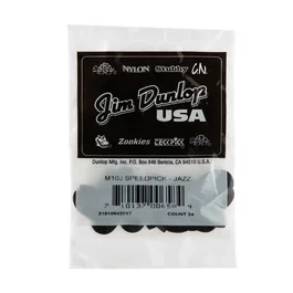 DUNLOP Pack de 24 médiators Delrin Speedpick Medium Jazz - Angle 10º