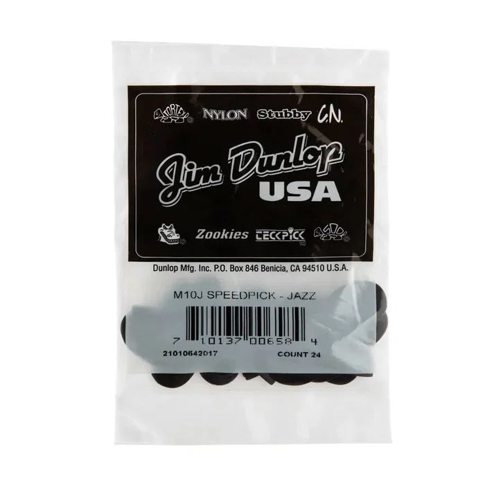 DUNLOP Pack de 24 médiators Delrin Speedpick Medium Jazz - Angle 10º DUNLOP Pack de 24 médiators Delrin Speedpick Medium Jazz - Angle 10º