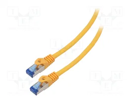 LANBERG Cordon de raccordement Cat 6a S/FTP RJ45 1,5m orange