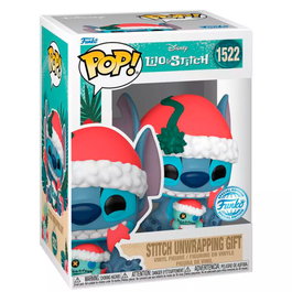 FUNKO Figura POP Disney Lilo & Stitch - Stitch Unwrapping Gift