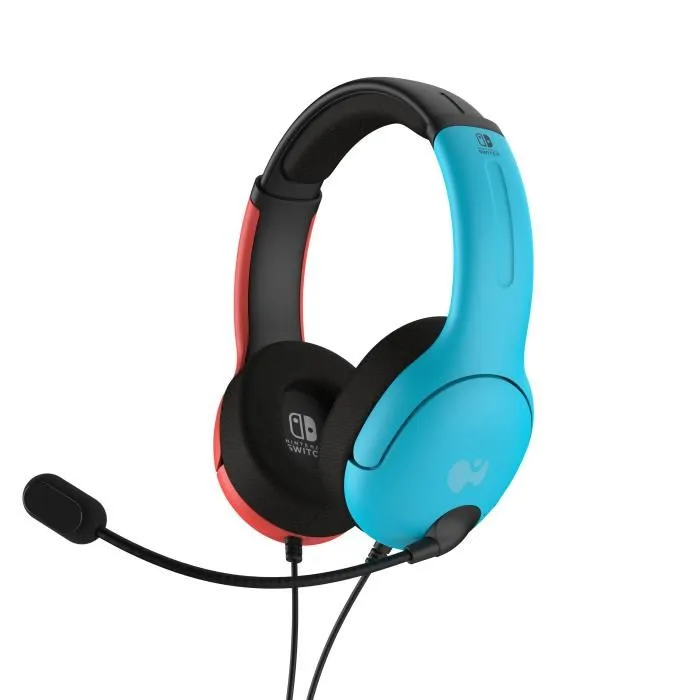 PDP Casque gaming filaire AIRLITE LVL40 Nintendo Switch Licence Officielle Microphone Flexible Bleu Néon Rouge Néon PDP Casque gaming filaire AIRLITE LVL40 Nintendo Switch Licence Officielle Microphone Flexible Bleu Néon Rouge Néon