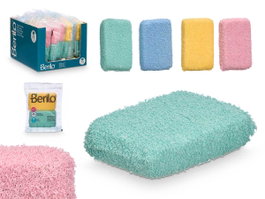 BERILO Set de 2 éponges de riz assorties 4 couleurs