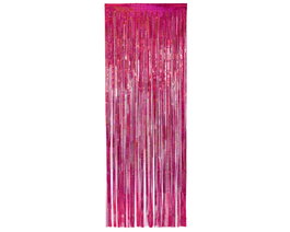 atosa Rideau Métallisé Violet 200x100 cm pour Décoration Festive