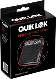 QUIKLOK Pédalier Interrupteur Universel - Contrôleur avec Jack 6,35 mm mono - Câble 2 m