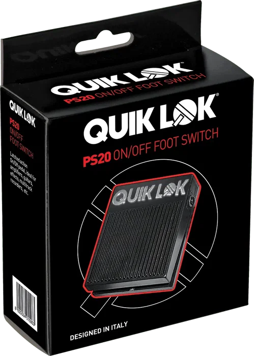 QUIKLOK Pédalier Interrupteur Universel - Contrôleur avec Jack 6,35 mm mono - Câble 2 m QUIKLOK Pédalier Interrupteur Universel - Contrôleur avec Jack 6,35 mm mono - Câble 2 m