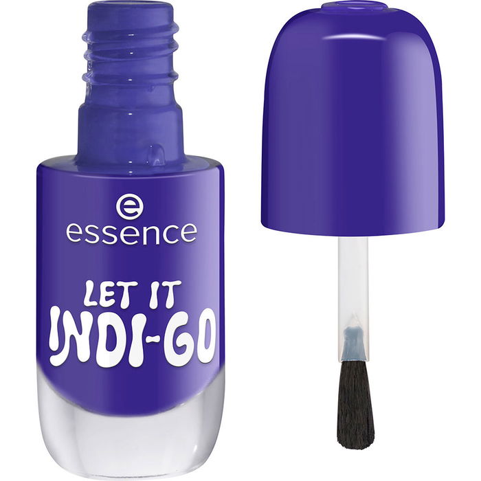 Essence - Vernis à Ongles Gel Let It Indi-Go N°35 - Bleu Violet - 8 ml - Brillance Intense, Sèche Rapide, Sans Lampe UV, Jusqu'à 10 Jours de Tenue