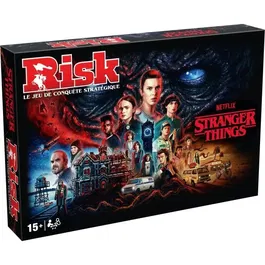 Winning Moves RISK Stranger Things - Jeu de société stratégique - Édition spéciale - À partir de 15 ans - Durée de jeu 120 min