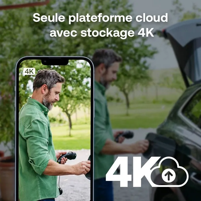 Arlo Ultra 3 Kit de 2 caméras de surveillance + 1 panneau solaire WiFi extérieur