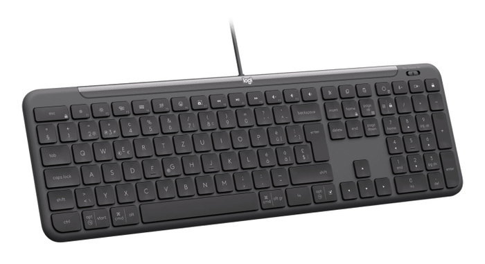 Logitech 920-013333 - Clavier Signature Slim K620, international US, avec connexion Bluetooth et fil USB, gris graphite Logitech 920-013333 - Clavier Signature Slim K620, international US, avec connexion Bluetooth et fil USB, gris graphite