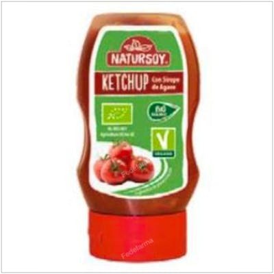 Natursoy Ketchup Bio 300 ml - Salsa tomate vegana, sans sucre raffiné, agave Natursoy Ketchup Bio 300 ml - Salsa tomate vegana, sans sucre raffiné, agave