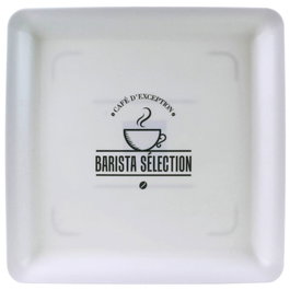 Saveur et Degustation Plateau de service en mélamine 30x30 cm