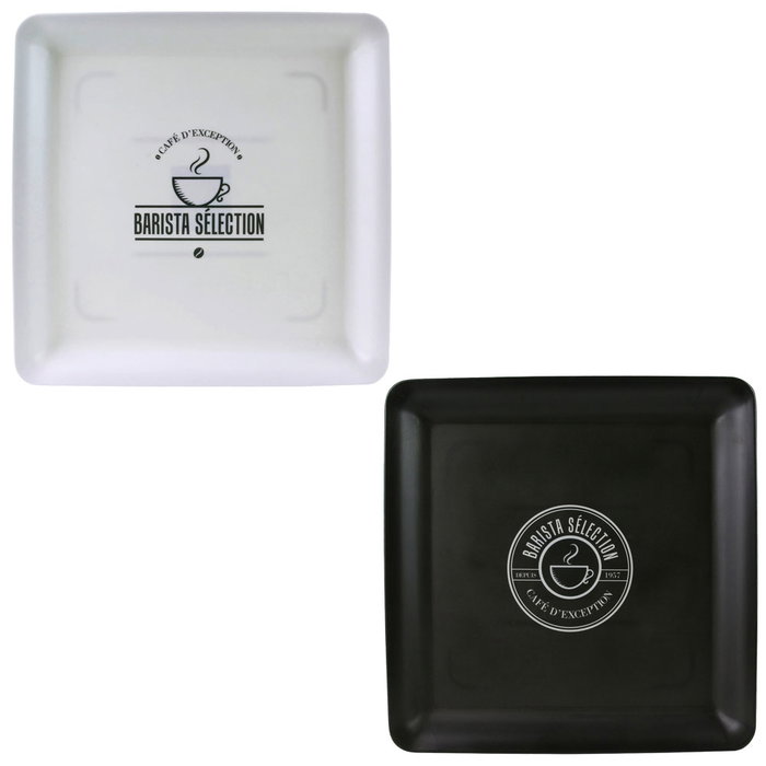 Saveur et Degustation Plateau de service en mélamine 30x30 cm