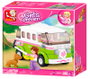 SLUBAN - Furgoneta Girls Dream M38-B0523 - Jeu de Construction 158 Pièces avec Personnage - Version Espagnole - Jouet Enfant +6 Ans