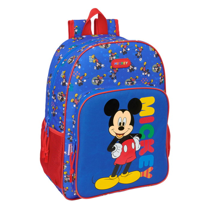 Cartable Mickey Mouse Clubhouse Today Bleu 33 x 42 x 14 cm Cartable Mickey Mouse Clubhouse Today Bleu 33 x 42 x 14 cm