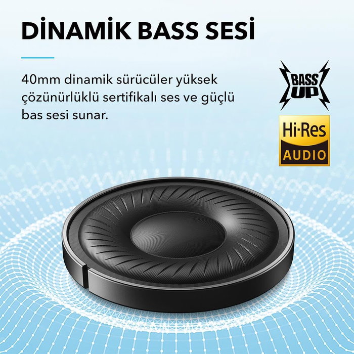 Casque Soundcore Q20i Blanc