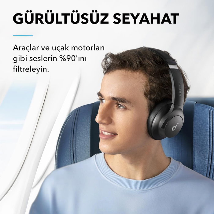Casque Soundcore Q20i Blanc