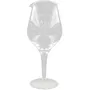 Graal Graal Salin - Vase ou Décoration en Verre Transparent avec Touche Blanche, pour Adultes et Toutes Occasions
