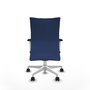 Piqueras Y Crespo Chaise de bureau Albacete bleue marine avec mécanisme synchrone