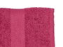Berilo Serviette de bain unie 90x150 cm Grenat 80% coton 20% polyester (Set de 12)