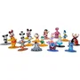 JADA - Figurines Disney en métal 4 cm, Lot de 18 pièces avec Mickey, Minnie, Donald, Stitch, Alice, Personnages emblématiques, Dès 3 ans