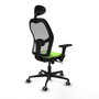 Piqueras y Crespo 3D036G1 Chaise de Bureau avec Appui-tête Pistache