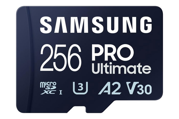 Samsung MB-MY256SA PRO Ultimate Carte Mémoire MicroSDXC 256 Go Adaptateur SD U3 V30 A2