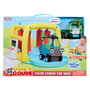 MGA Let's Go Cozy Coupe Tunel de Lavado 661297 - Véhicule de Lavage Magic pour Enfants avec Camion Go Green Cozy, À Partir de 3 Ans