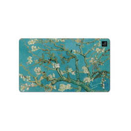 ERIK Tapis de souris gaming, modèle Musée Van Gogh, 80x35 cm, surface textile imperméable, bords renforcés, base en caoutchouc antidérapante