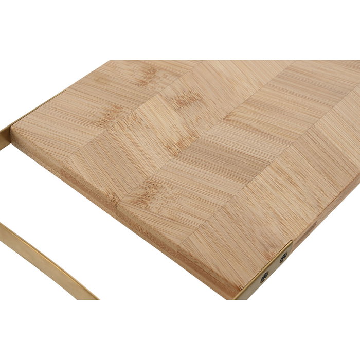 Home ESPRIT Planche à découper Doré Naturel Métal Bambou 35,5 x 17,5 x 1,5 cm Home ESPRIT Planche à découper Doré Naturel Métal Bambou 35,5 x 17,5 x 1,5 cm