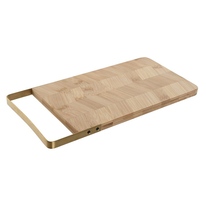 Home ESPRIT Planche à découper Doré Naturel Métal Bambou 35,5 x 17,5 x 1,5 cm Home ESPRIT Planche à découper Doré Naturel Métal Bambou 35,5 x 17,5 x 1,5 cm