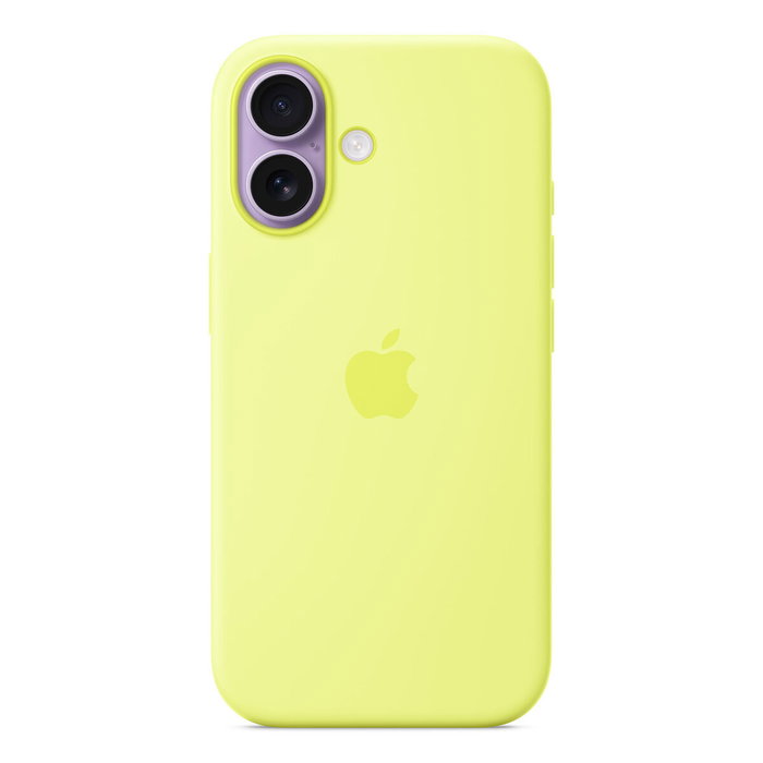 Apple Coque en silicone avec MagSafe pour iPhone 17 - Neon Yellow Apple Coque en silicone avec MagSafe pour iPhone 17 - Neon Yellow