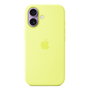 Apple Coque en silicone avec MagSafe pour iPhone 17 - Neon Yellow