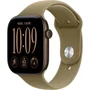 Apple Watch Series 12 GPS - 46mm - Boîtier Dark Bronze Aluminium - Bracelet Olive Sport Band - M/L