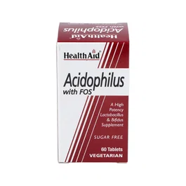 HEALTH AID Acidophilus Mega Potency avec FOS 60 comprimés