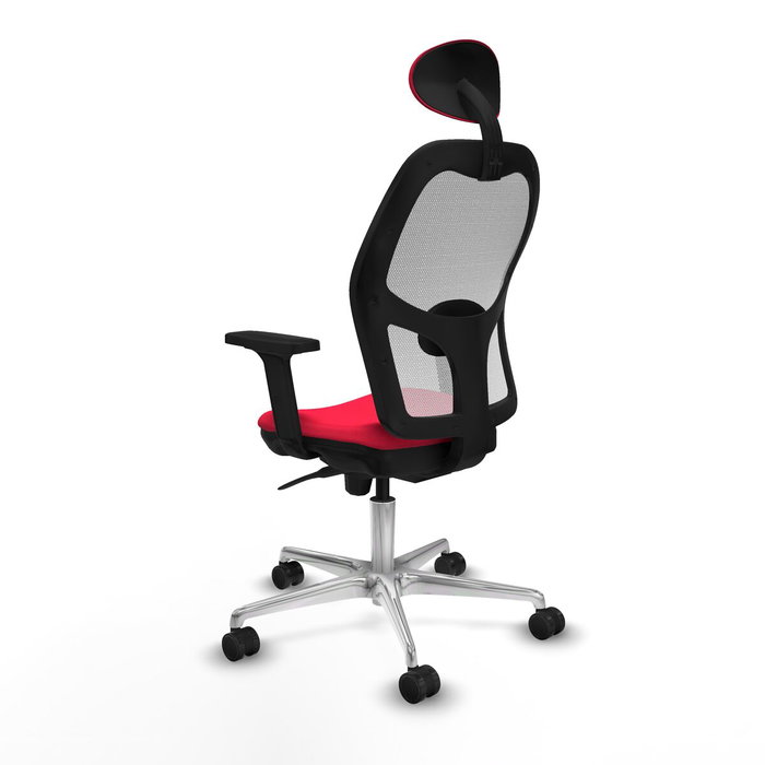 Piqueras y Crespo 2D086N1 Chaise de Bureau avec Appui-tête Rouge Piqueras y Crespo 2D086N1 Chaise de Bureau avec Appui-tête Rouge