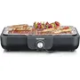 Severin Barbecue électrique PG8554 - 2300W, Thermostat réglable, Surface cuisson 37x29 cm, Grille inox, Bac réducteur de fumée
