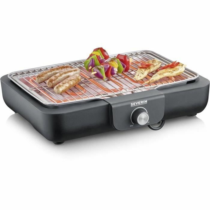 Severin Barbecue électrique PG 8554, 37 x 29 cm, 2300W, Noir Severin Barbecue électrique PG 8554, 37 x 29 cm, 2300W, Noir