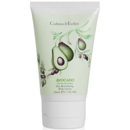 Crabtree & Evelyn Lait corporel Avocado Olive & Basil Revitalisation 50 ml