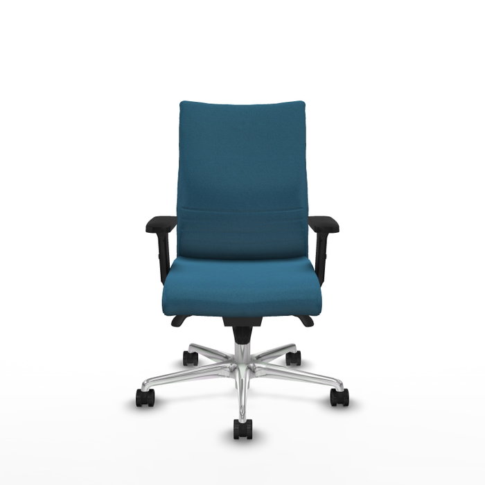 Piqueras Y Crespo Chaise de bureau Albacete confidente, mécanisme Synchro, Vert pétrole