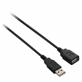 Câble USB V7 V7E2USB2EXT-1.8M USB A Noir