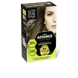 Llongueras COLOR ADVANCE #7 Rubio Medio Teinture Permanente Cheveux Blond Cendré Fonce 1 u