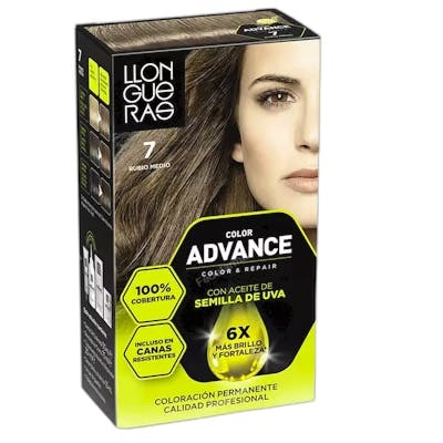 Llongueras COLOR ADVANCE 7-rubio medio