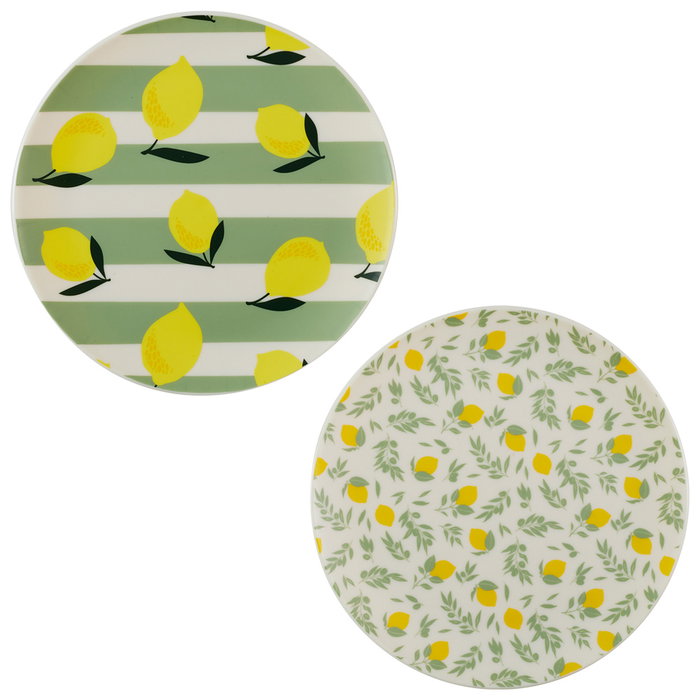 Home Deco Factory Plat à dessert BAIN DE SOLEIL 20 cm en polipropileno