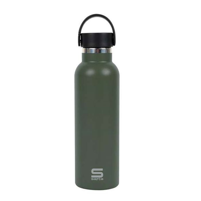 Bouteille d'eau Safta Verde camo Silicone Acier inoxydable
