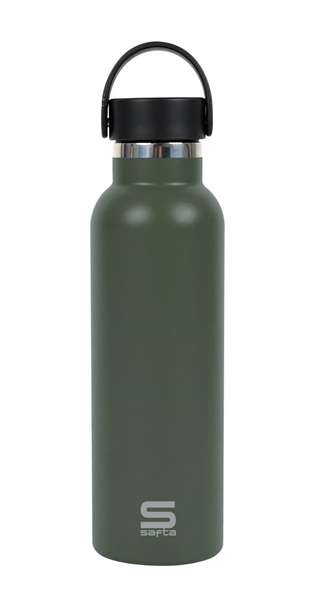 Safta Bouteille d'eau Verde camo Silicone Acier inoxydable